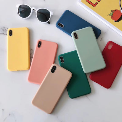 Funda Macaron de Colores Vibrantes para Teléfono