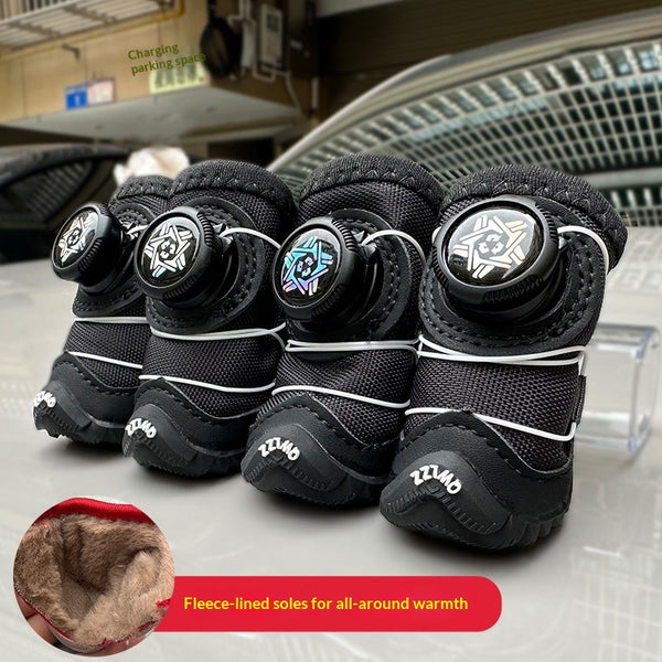 Botas Protectoras para Perros Otoño-Invierno con Acolchado de Algodón