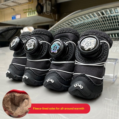 Botas Protectoras para Perros Otoño-Invierno con Acolchado de Algodón