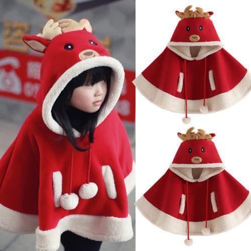 Poncho Navideño Reno - Capa Festiva