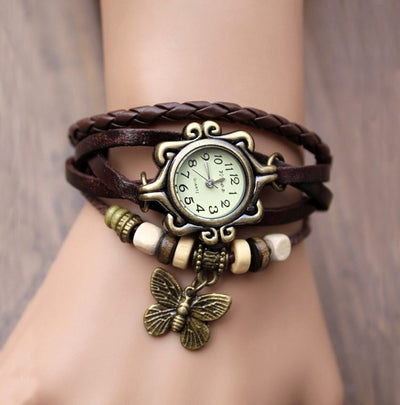 Reloj de Pulsera Enrollable en Cuero Genuino - Image 4