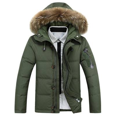 Chaqueta de Plumas para Hombre - Estilo Coreano Casual y Moderno - Image 11