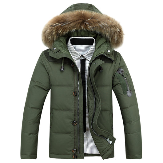 Chaqueta de Plumas para Hombre - Estilo Coreano Casual y Moderno - Image 11