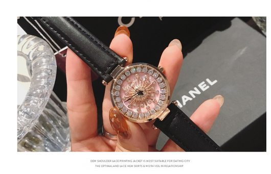 Reloj de Cuarzo para Mujer con Correa de Cuero - Elegancia y Estilo - Image 4