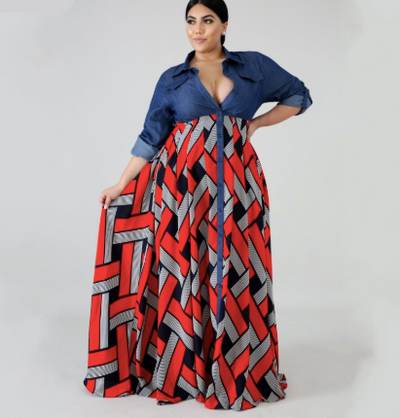 Vestido Holgado Escote V