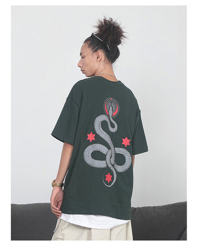 Playera con Estampado de Serpiente - Image 9