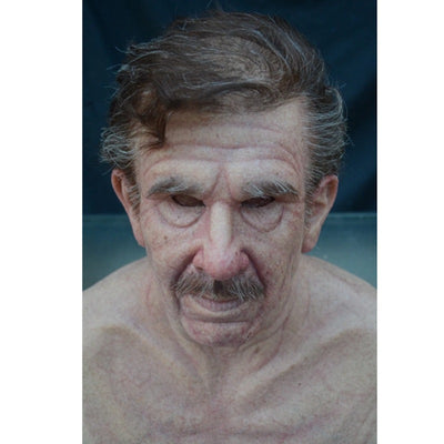 Máscara de Anciano con Cabello Blanco y Barba para Halloween - Image 24
