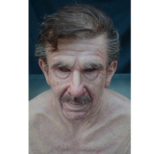 Máscara de Anciano con Cabello Blanco y Barba para Halloween - Image 24