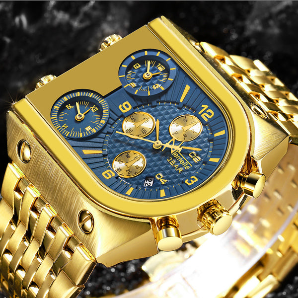 Reloj de Cuarzo para Hombre con Correa de Acero