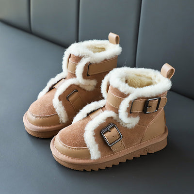 Botas Cortas para Niña con Lana Genuina y Suela Antideslizante - Image 12