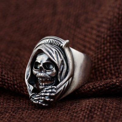 Anillo Calavera Vintage en Plata 925 para Hombre - Image 2