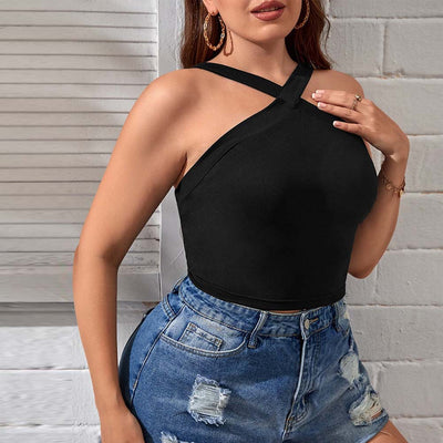 Top Halter Ajustado y Sensual