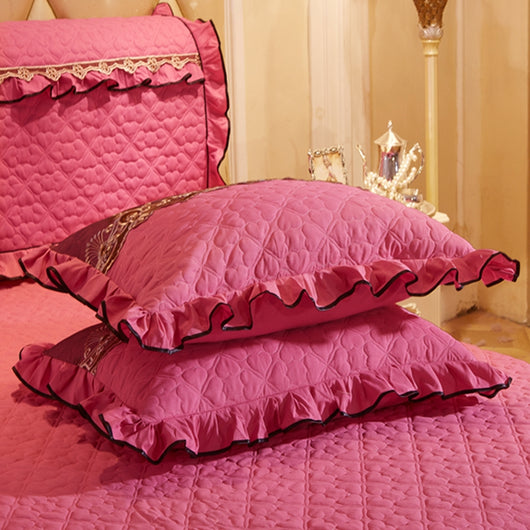 Funda de Almohada Acolchada con Encaje Reforzada - Image 31