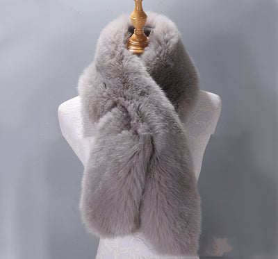 Bufanda Chal Gris Versátil para Mujer - Image 6