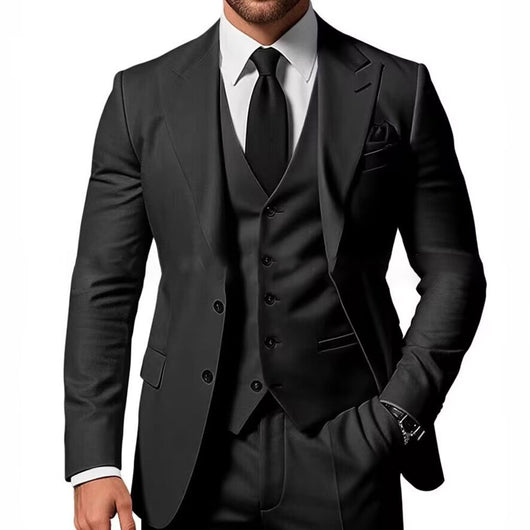Traje de Negocios Tres Piezas para Hombre - Image 4