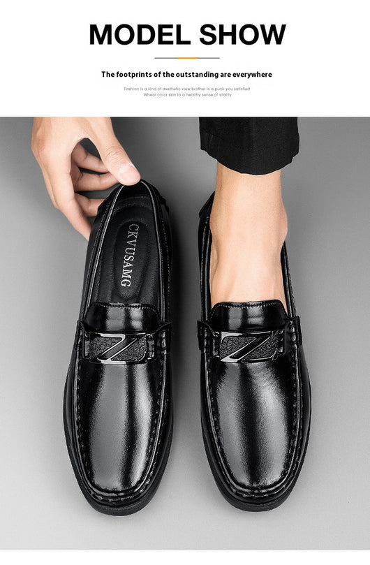 Zapatos de Cuero Ejecutivo con Plantilla Elevadora de Altura en Cuero Genuino - Image 12