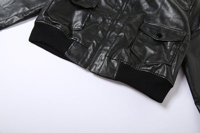 Chaqueta Street Style con Cuello Alzado y Mangas Largas - Image 17