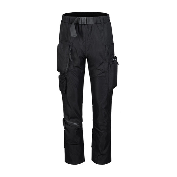 Pantalones Deportivos Casual con Múltiples Bolsillos y Cierre Adhesivo