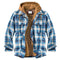 Jaqueta Casual Masculina com Capuz e Estampa Xadrez