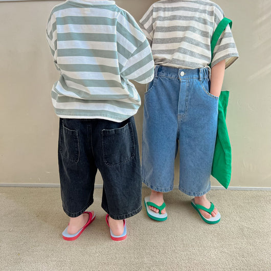 Pantalones Vaqueros Niña Cintura Ancha Estilo Moderno - Image 31