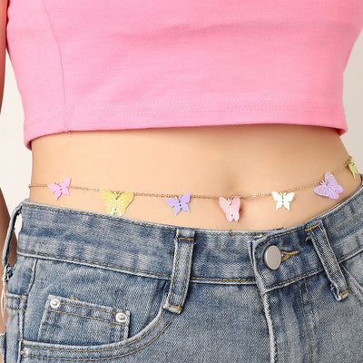 Cadena de Cintura con Mariposa de Lentejuelas - Accesorio Versátil y Elegante - Image 6