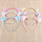 Diadema de Orejas de Gato Transparente con Lentejuelas Brillantes y Efecto Arenas Movedizas