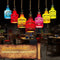 Lámpara Colgante Botella de Vino con Luz LED Creativa