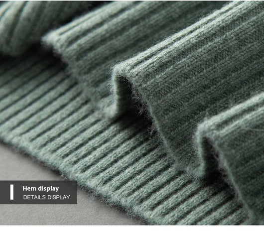 Suéter de Cachemira Jacquard para Hombre - Tejido Grueso y Cálido - Image 14