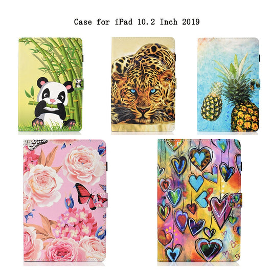 Funda de Cuero Pintada Compatible con iPad 10.2 - Protección y Estilo