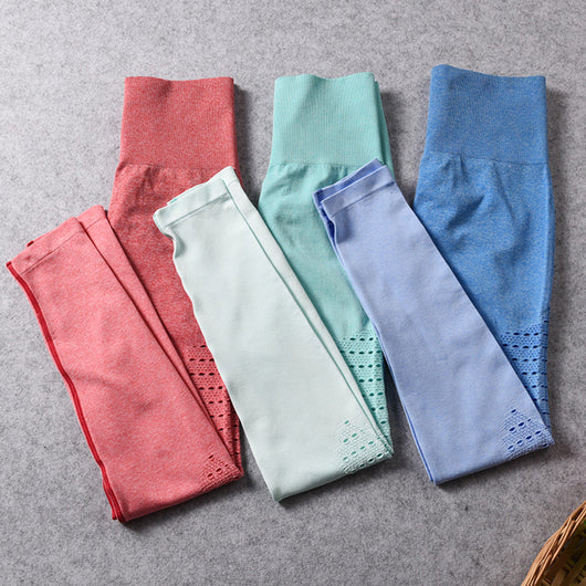Leggings Yoga Degradado con Detalle Hueco - Ajuste Cadera Perfecta