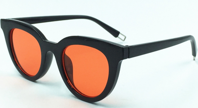 White vintage cat-eye sunglasses with dark lenses, angled on a clean white background. - Image 12