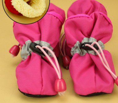 Botas Cálidas Antideslizantes para Perros - Zapatos Suaves con Suela Flexible - Image 10