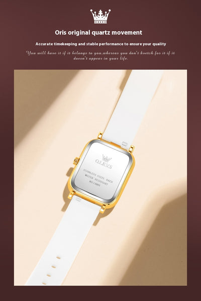 Reloj de Cuarzo para Mujer con Correa de Silicona Trendy - Image 8