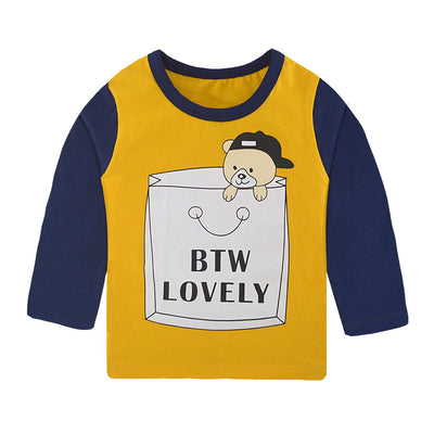 Playera infantil de algodón con diseño de caricatura - Image 3
