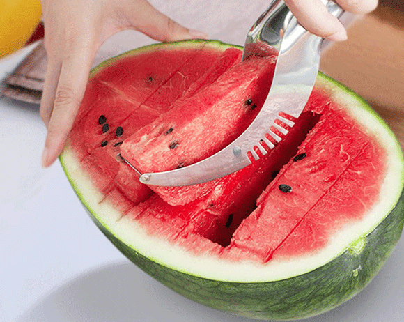 Cortador de Acero Inoxidable para Sandía, Melón y Frutas Tropicales