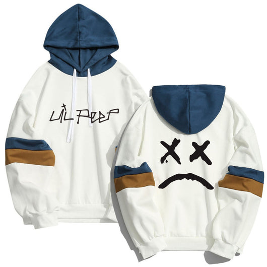Sudadera Harajuku Kawaii Cry Baby Lil Peep Patchwork Hip Hop Streetwear Unisex - Image 2
