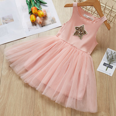 Vestido de Princesa con Lentejuelas Pentagrama para Niñas - Image 31