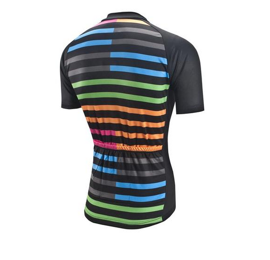 Maillot de Ciclismo Manga Corta a Rayas - Image 2