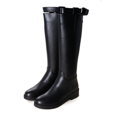 Botas de Cuero Altas hasta la Rodilla con Tacón - Image 4