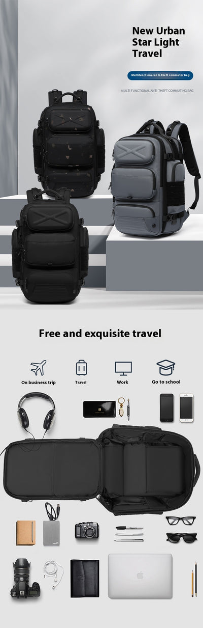 Mochila Multifuncional para Hombre - Viajes Cortos y Aventuras - Image 19