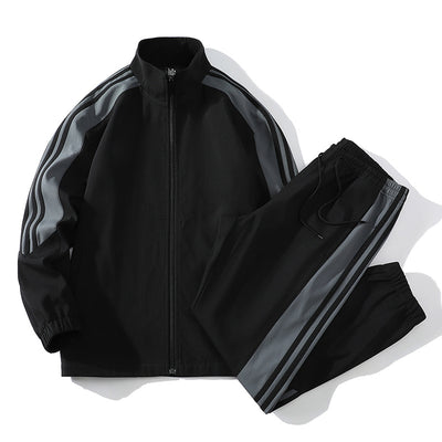 Conjunto Deportivo Casual de 2 Piezas con Cuello Mao para Hombre - Image 6