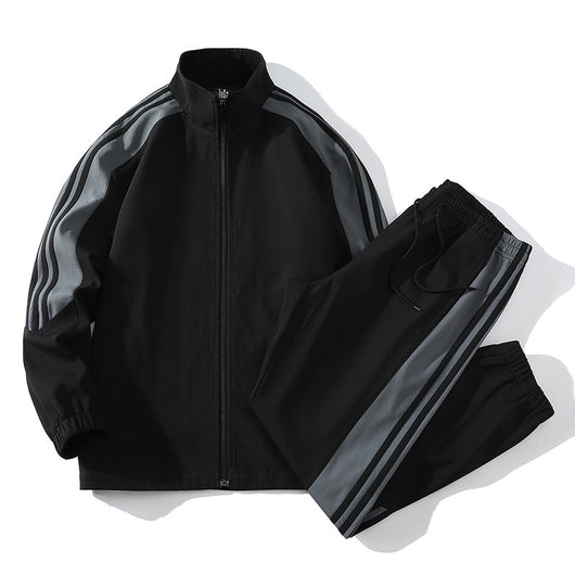 Conjunto Deportivo Casual de 2 Piezas con Cuello Mao para Hombre - Image 6