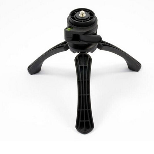 Soporte de Trípode Portátil y Ajustable para Celular y Cámara (Negro)