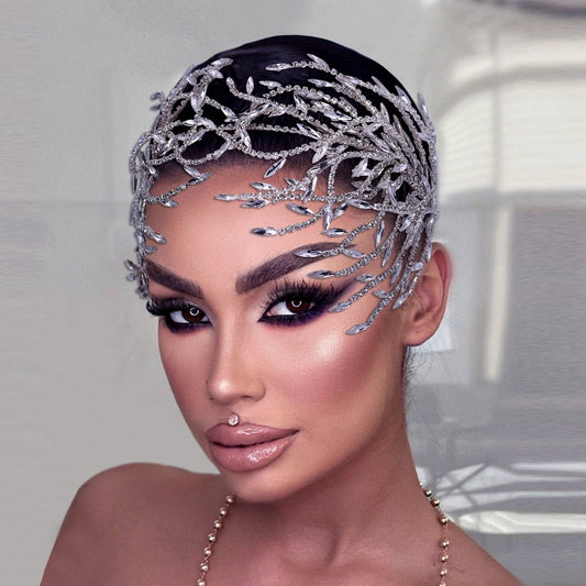 Diadema Nupcial con Cristales Brillantes