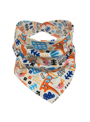 Baberos Impermeables Triangulares de Algodón con Diseños Infantiles - Image 30