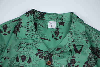 Camisa Suelta Hombre Estampado Esmaltado Abstracto Vintage - Image 2