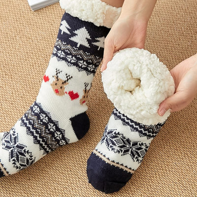 Calcetines Navideños para Mujer - Tubo Largo Invierno - Image 2