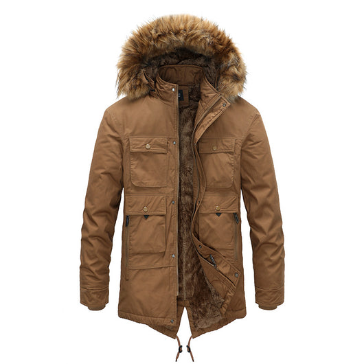 Abrigo de Invierno Hombre Cashmere Acolchado Algodón - Image 13