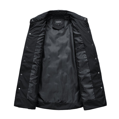 Chaqueta Acolchada de Algodón para Hombre - Estilo Business Casual con Cuello Polo - Image 18