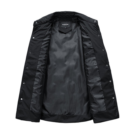 Chaqueta Acolchada de Algodón para Hombre - Estilo Business Casual con Cuello Polo - Image 18